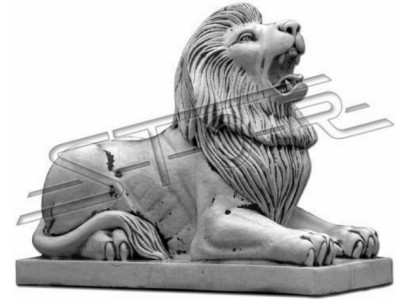 Figura di leone XXL decorazione da giardino terrazza scultura in pietra