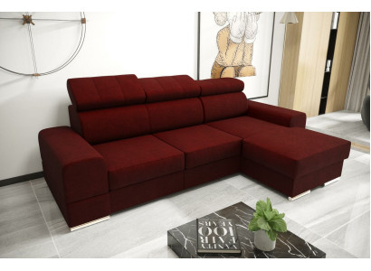 Soggiorno funzionale letto stoffa divano angolare a L divano design tessile divani