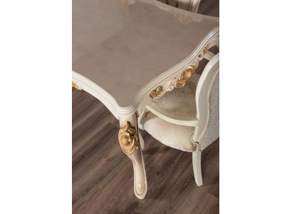 Tavolo da pranzo completo gruppo sala da pranzo tavolo sedia set credenza specchio 6 pezzi
