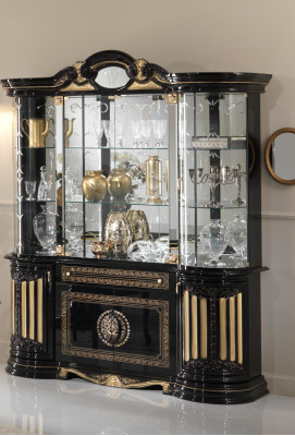 Vetrina in vetro Armadio Soggiorno Vetrina Vetrine Mobili italiani in legno