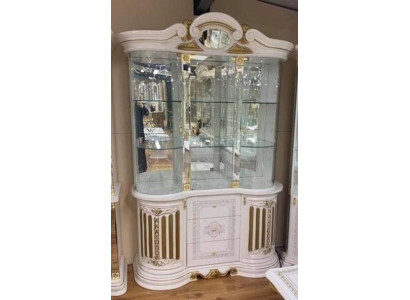 Vetrina Armadio in legno Vetrine classiche Armadi in legno Design Soggiorno Vetro