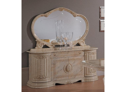 Comò credenze soggiorno credenza specchio Mobili italiani set 2 pezzi Nuovo