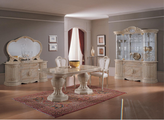 Comò credenze soggiorno credenza specchio Mobili italiani set 2 pezzi Nuovo
