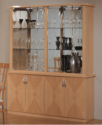 Vetrina classica Armadio Mobili italiani Armadi Mobili Vetrine Faggio nuovi