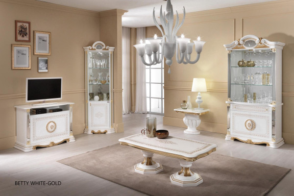 Vetrina Mobili di lusso italiani Vetrine Comò Armadio di design in vetro