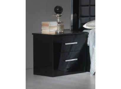 Camera da letto Mobili 3 pezzi Set Letto Hotel + 2 Comodini Lucidi Letti Italia