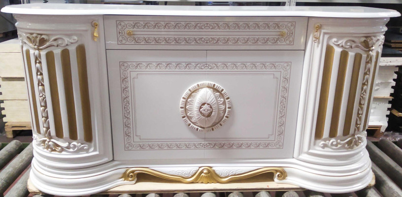 Mobile TV RTV in legno per soggiorno, tavolo, cassettiera, credenza.