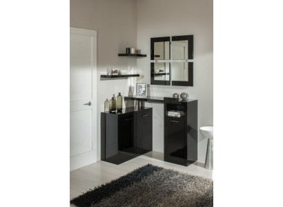 Ingresso guardaroba console tavolo console tavoli parete cassettiere lucide nuove