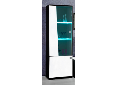 Mobile vetrina di stile moderno con vetrina in vetro per soggiorno nuovissima