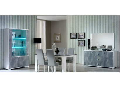 Tavolo da pranzo moderno in legno tavoli 160x90cm sala da pranzo Made in Italy design nuovo