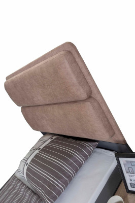 Letto camera giovanile Letti Camera da letto Mobili Letto Singolo Arredamento Grigio