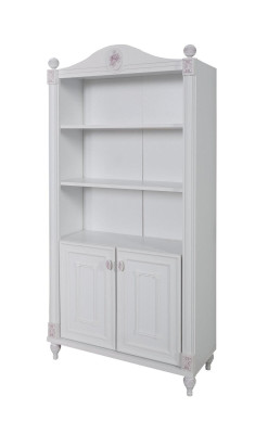 Scaffale per libri libreria stanza per ragazzi in legno mobili scaffali bianchi.