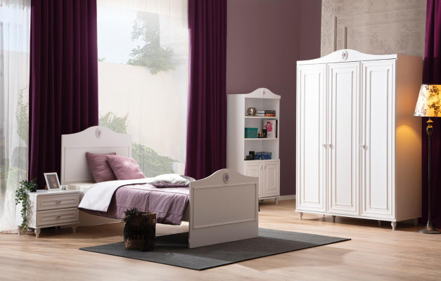 Armadio per vestiti, armadio di design in legno pregiato lusso camera per bambini 140 cm
