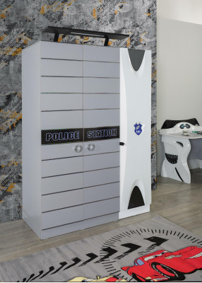 Armadio in legno guardaroba mobili armadi per cameretta per bambini.