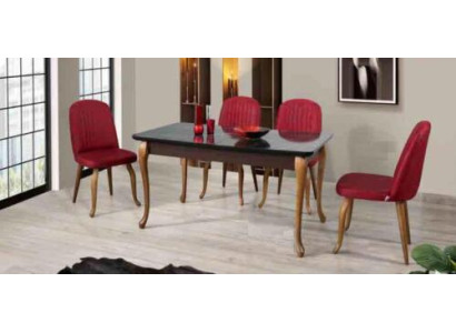 Tavolo da pranzo Set da pranzo Sala da pranzo Set Tavolo e sedie Set Sala da pranzo Tavolo 4 sedie 5 pezzi.