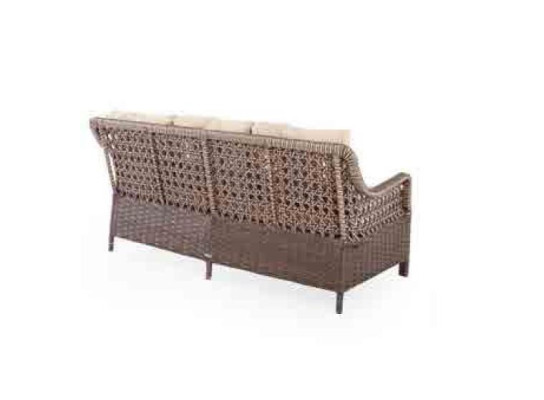 Mobili da giardino, set di divani, tavolo, poltrona, gruppi di sedie, veranda, sgabello, 6 pezzi.