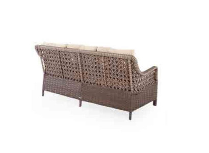 Mobili da giardino, set di divani, tavolo, poltrona, gruppi di sedie, veranda, sgabello, 6 pezzi.