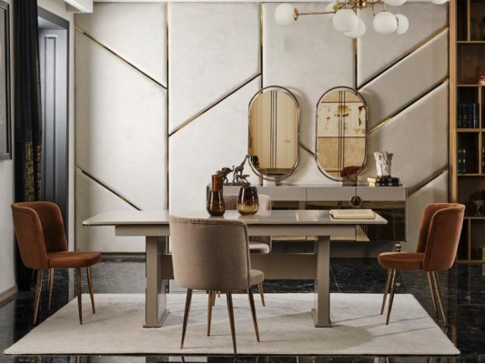 Tavolo da pranzo tavolo soggiorno sala da pranzo set design stile italiano