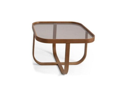 Tavolino moderno in legno di design per soggiorno del designer.