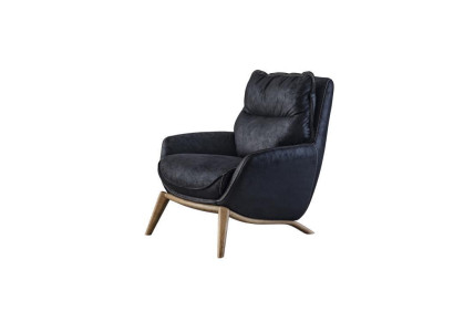 Poltrona di lusso Design moderno Mobili da soggiorno Stile nero