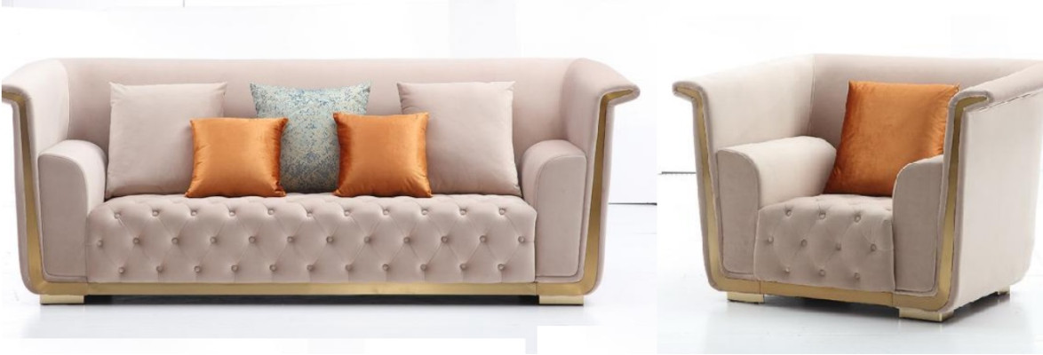 Set di divani 3+2+1 posti design divani imbottiti tessili Divano a 3 pezzi. Nuovo