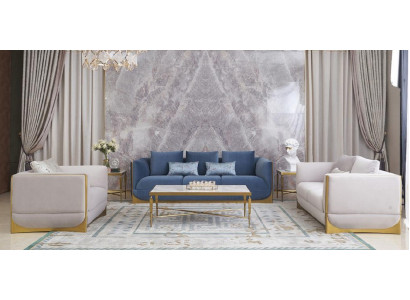 Divano design Divani Divano Moderno di lusso Divano 3 posti Sofà set nuovo Imbottitura