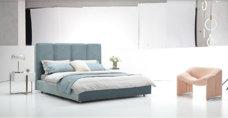 Letto matrimoniale di design Camera da letto Letto di lusso nobile di lusso Designer letto di lusso Nuovo hotel