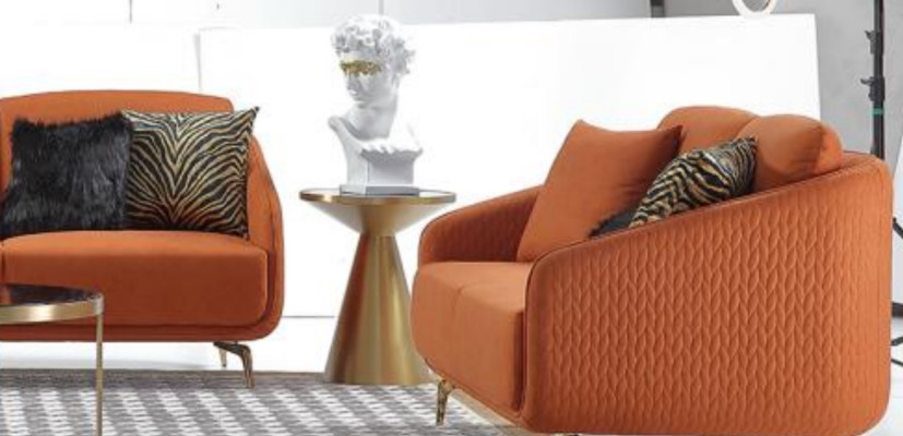 Soggiorno 2x Tavolino da Salotto Tondo Tavolo di lusso Tavolino da salotto Design Tavoli Stile Mobili