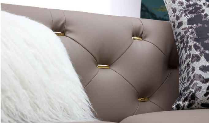 Set di divani 3 posti moderno divano da designer per soggiorno in tessuto nuovo.