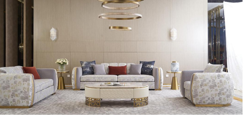 Set soggiorno salotto 3+2+1 posti set divano imbottito moderno relax nuovo