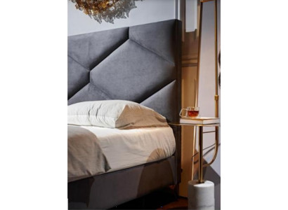 Set da camera da letto Letto + 2 comodini 3 pezzi. Mobili comodino in velluto di lusso per hotel