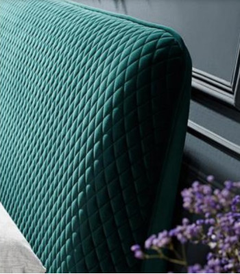 Camera da letto 3 pezzi Set Letto 2 comodini Console Letti Imbottiti Doppio Hotel