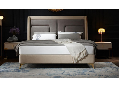 Set completo per camera da letto Letto 2 comodini 3 pezzi. Set Letti di design di lusso