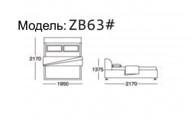 Camera da letto Set Design Moderno lusso Camera da letto Letto 2x Comodino 3 pezzi. Nuovo
