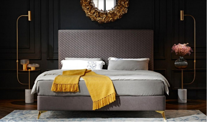 Design di lusso Letto imbottito di lusso in pelle Letti matrimoniali Letto matrimoniale matrimoniale Letto matrimoniale