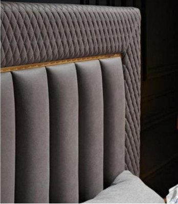 Camera da letto Completa Letto 2x Comodino 3 pezzi. Set Design di lusso Set completo