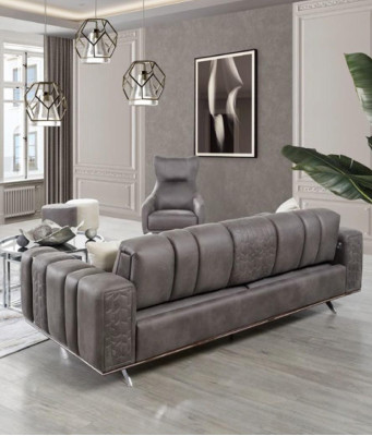 Divano XXL a 4 posti di lusso, designer, divano lussuoso, imbottitura, mobili italiani.