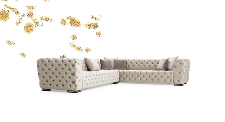 Chesterfield divano imbottito divano angolare set di poltrone polster lusso angolo divani nuovi