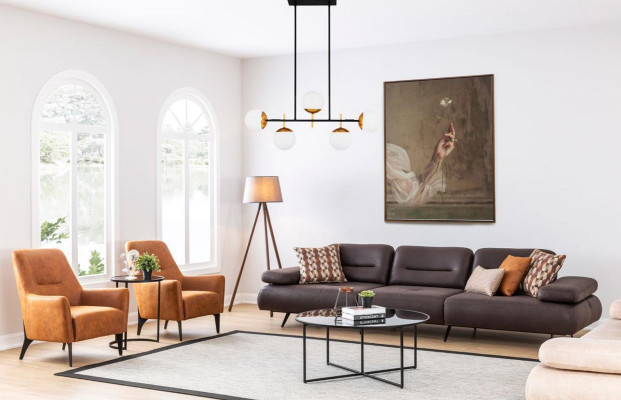 Divano componibile 4+3+1+1 posto Design divano imbottito Divano Moderno Lusso