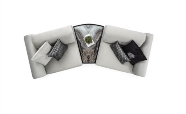 Divano a 3 posti in tessuto beige design sedile comodo divano tessile moderno nuovo