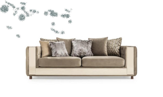 Set di divani Chesterfield 3+3+1+1 posti, design divani sofà Gaussian