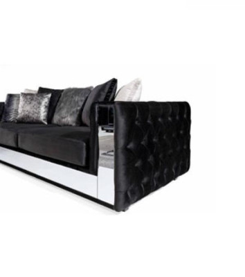 Divano Chesterfield a 3 posti design moderno per il salotto, divani in tessuto nuovi.