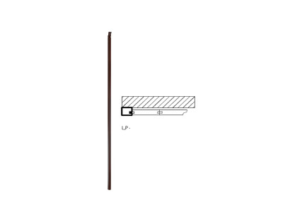 Monaco elemento MO per armadio d'angolo, armadio da sistema. Legno pregiato.