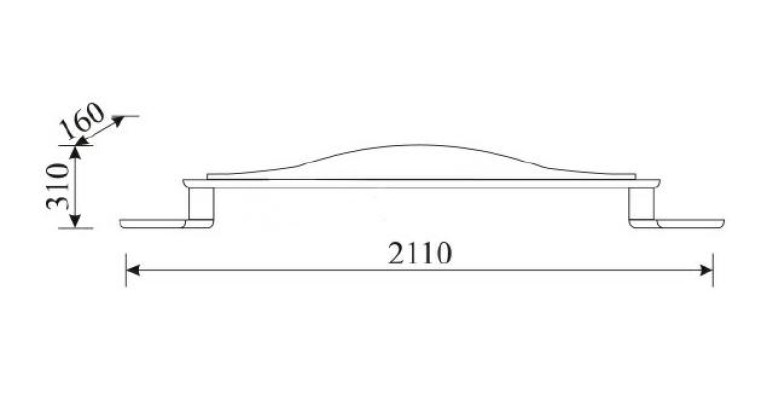 Classico scomparto coloniale per armadio in robusto telaio di legno massello Nuovo