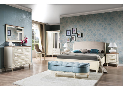Cornice in legno grande specchio da parete Specchio design classico Modello FL-L3