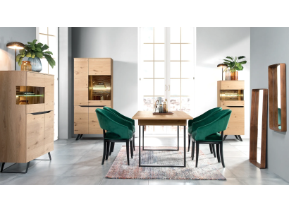 Vetrina di lusso in legno armadio design scaffali vetrine armadi mensole 108,8 x 57,3 cm Nuovo
