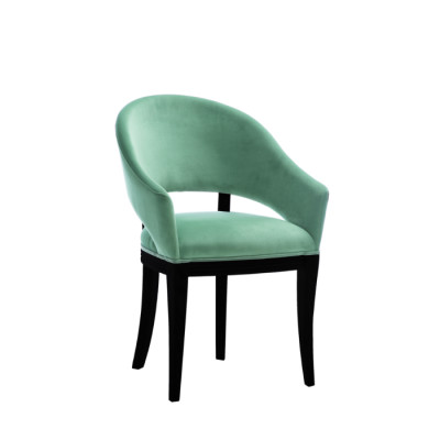 Design poltrona imbottita di lusso Sedie Seduta Schienale Ufficio Legno Ufficio Sala da pranzo