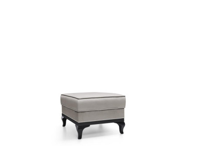 Hocker, design moderno, poggiapiedi, sgabello, chaise longue, imbottito, nuovo.