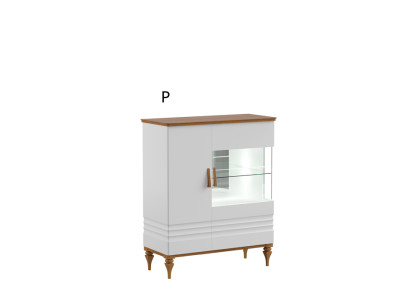 Mobile vetrina moderna armadio da salotto armadio alto vetrine dell'hotel Aspen AS-W12