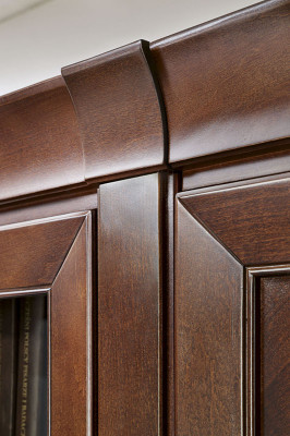 Sistema ufficio Mobile Vetrina Armadio per documenti Classico mobile decorativo in legno Scaffale